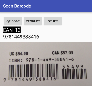 Android Barcode Scanning