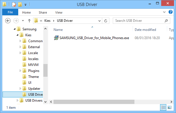 Samsung USB Driver Installer