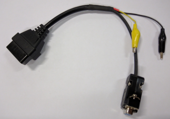 Custom OBD to DB9 cable