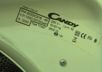 Candy dryer label