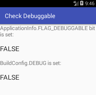 Android Debug Vs Release APK Values