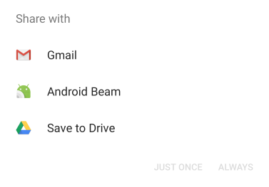 Android set email Intent default