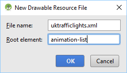 New drawable resource file.