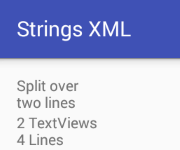 Escaped Newline in Strings XML