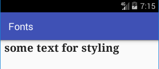 text styles android