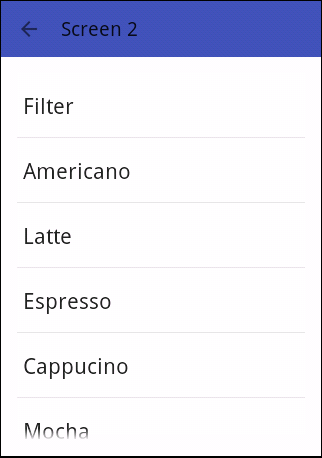 Android List Example