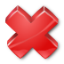Red Cross Icon in Android Format