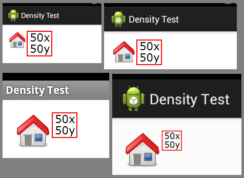 Different Density Android Screens