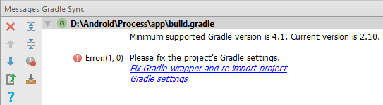 Fix Gradle Wrapper