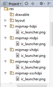 Launcher Icon Generator in Android Studio Tek