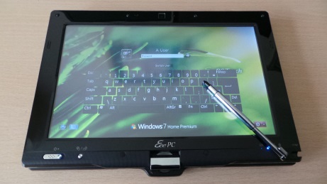 Asus Eee PC Touch T101MT-BLK097M Tablet Mode