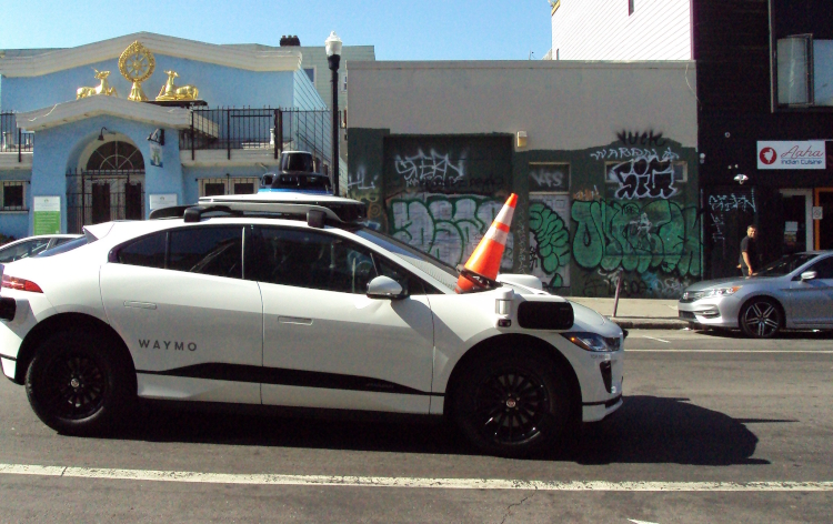 Robotaxi coning