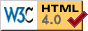 vh40.gif - W3C Logo for Valid HTML 4.0 Sites