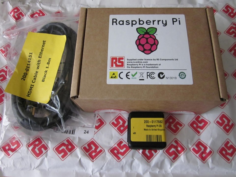 RS supplied Raspberry Pi