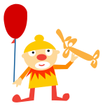 Simple Clown Graphic