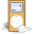 Multimedia Player iPod Mini Gold Icon