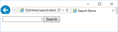 A HTML Search Box