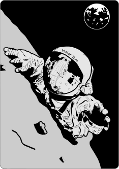 Astronaut Playing Card Back