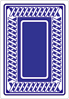 Blue Playing Card Back
