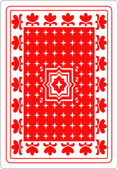 2nd Red Playing Card Back
