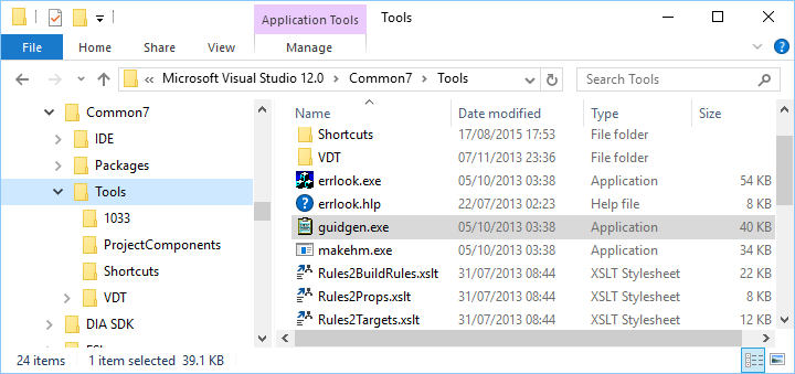 Microsoft Visual Studio Project Type GUIDs and Project GUIDs | Tek Eye