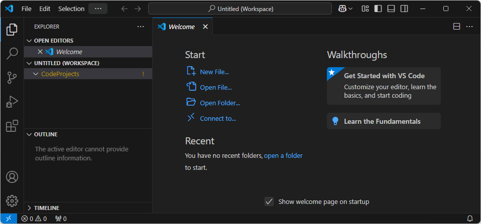 Visual Studio Code Quick Windows Install Using Zip File | Tek Eye