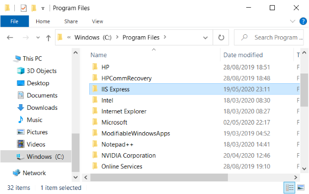 How to Open IIS Express in Windows | Tek Eye